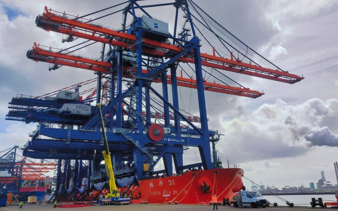 Aanleg glasvezelinfrastructuur voor container terminal