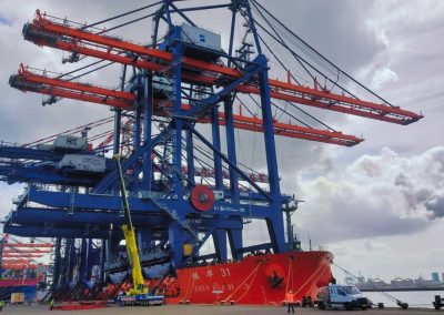 Aanleg glasvezelinfrastructuur voor container terminal